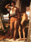 Lord Frederic Leighton Jonathan's Token to David oil painting reproduction